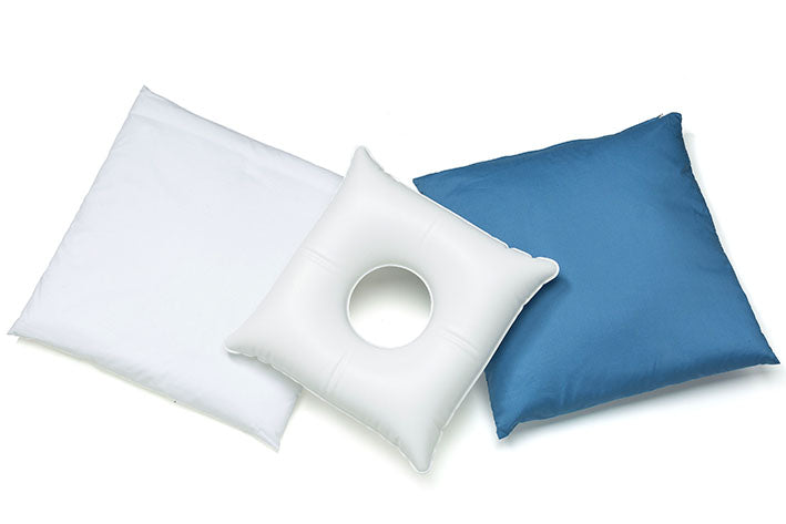 Inflatable Centre Dip Pillow with fleece and fabric covers