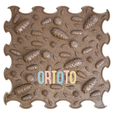 Ortoto Puzzle Mat - Pinecones (Single Tiles)