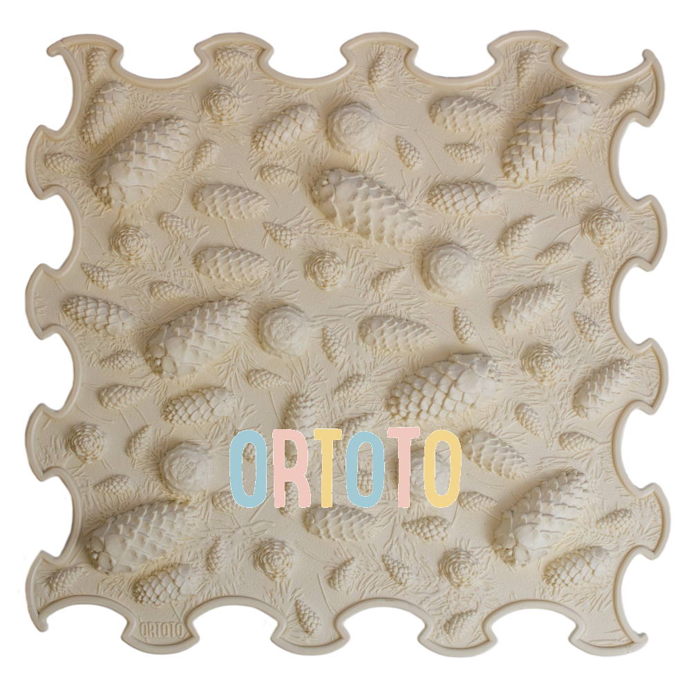 Ortoto Puzzle Mat - Pinecones (Single Tiles)