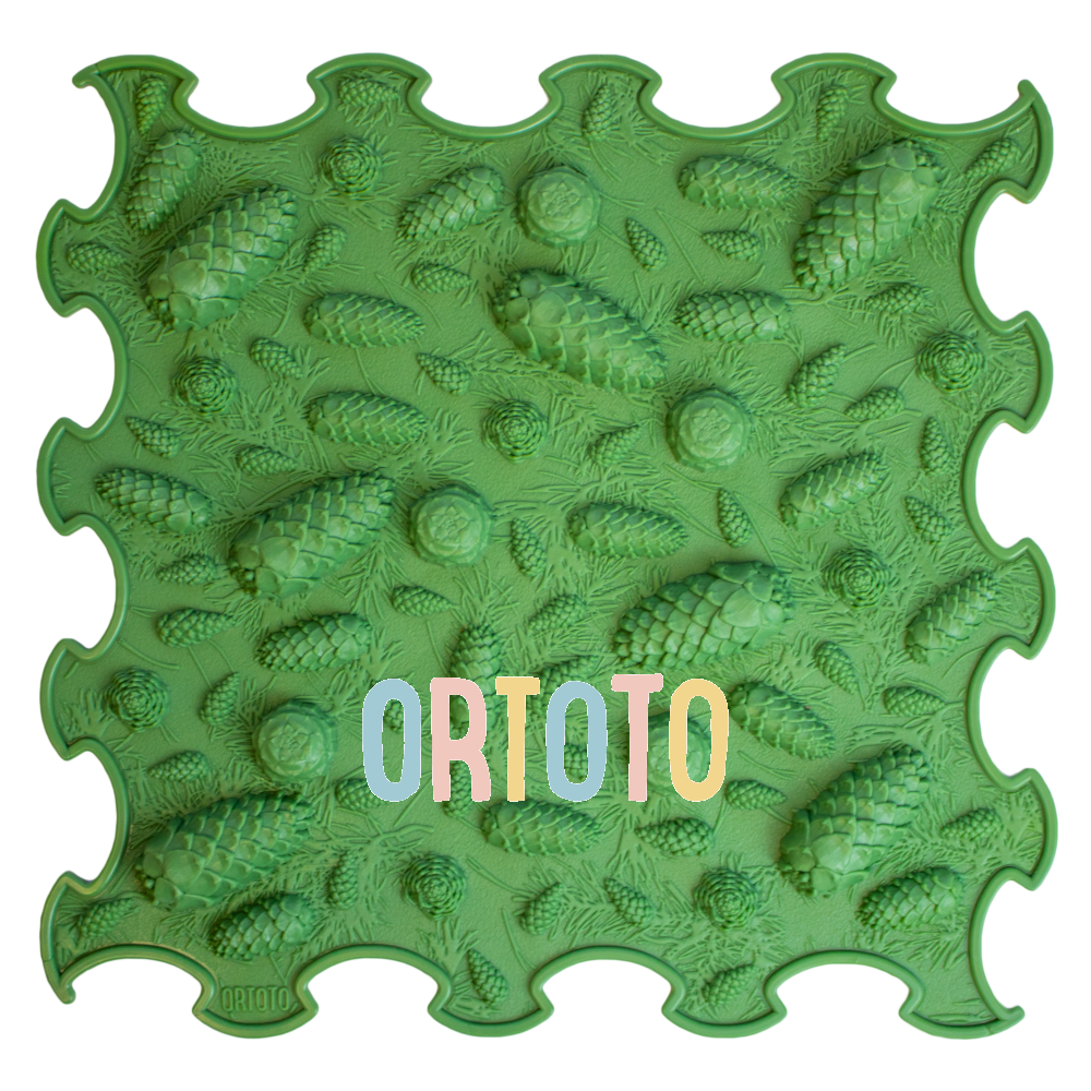 Ortoto Puzzle Mat - Pinecones (Single Tiles)