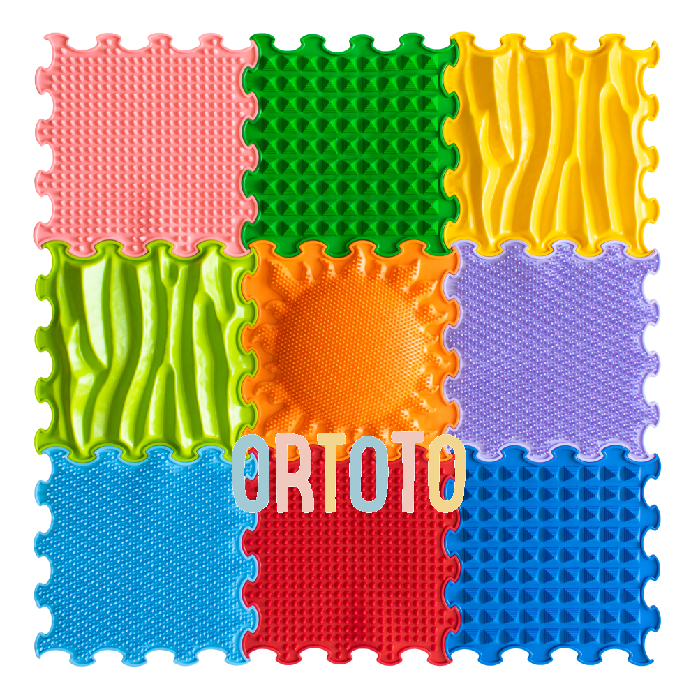 Ortoto Puzzle Mat - Stimulative Rainbow SET